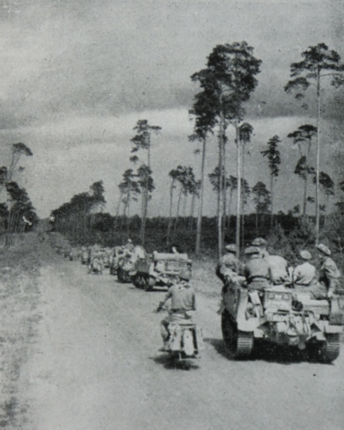 Universal Carriers in Southern England, summer 1944 