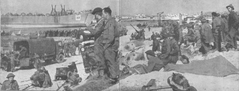 Unloading on the D-Day beaches (main)