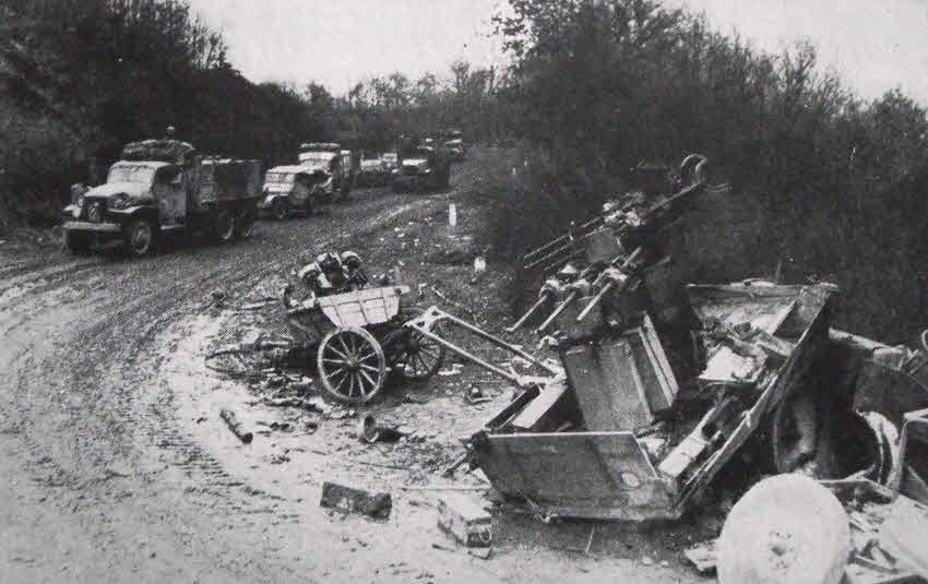 US 4th Armored Division approaches Coblenz, 1945 