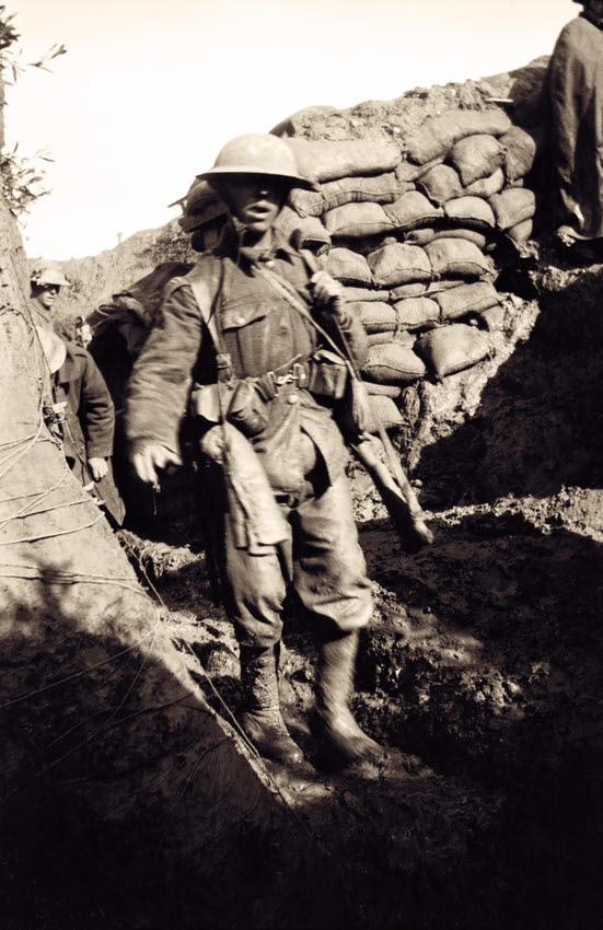 Walking Wounded from Mametz Woodin Pommier Redoubt, Somme, 1916 