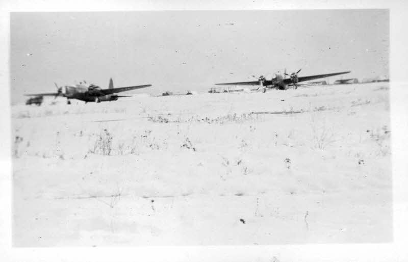 Wellington Bombers at Foggia, 1945 