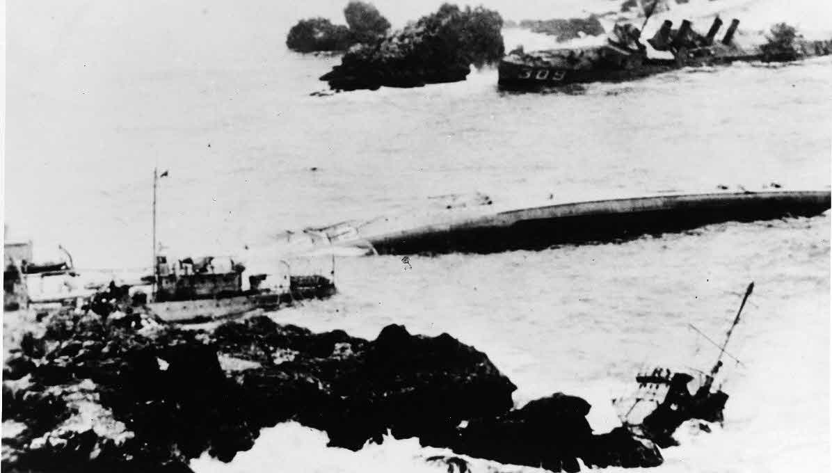 Four Destroyers lost at Honda Point 