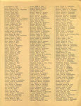 Roster for 321st Bombardment Group - 447th Squadron Officers B-S 