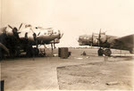 Two B-17s waiting for repairs 