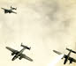 Formation of North American B-25Js of 491st Bombardment Squadron 