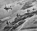 North American B-25 Mitchells over Burma 