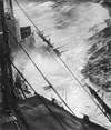 HMS Audacious in rough seas