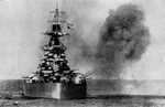 HMS Rodney in action on D-Day