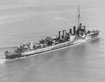 USS Foote (DD-169) as HMS Roxburgh, Hampton Roads, 3 September 1942 