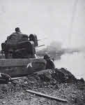 M16 Multiple Gun Motor Carriage watching the Rhine 