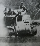 Here we see an M3 Lee crossing a river somewhere in the Imphal area.