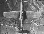 Bell P-39 Airacobra from above 