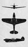 Plans of Curtiss P-40D or P-40K 