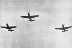 North American P-51 Mustangs on reconnaissance mission 