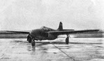 Bell P-59 Airacomet from the front 