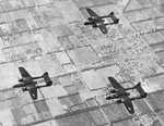 Formation of three Northrop P-61 Black Widows 