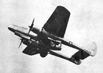 Northrop P-61 Black Widow taking off 