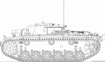 StuG III Ausf C - side plan