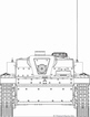 StuG III Ausf F8 - front plan 