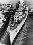 USS Atlanta (CL-51) under construction, 1 October 1941 