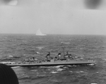 USS Bearss (DD-654) circling an iceberg, 1958 