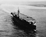 USS Belleau Wood (CVL-24) at Sea, 1943 