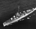 USS Black (DD-666) newly re-commissioned, July 1951 