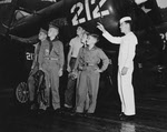 Boy Scouts visit USS Boxer (CV-21), 1952 