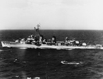 USS Braine (DD-630) after mid 1950s refit 