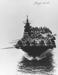 USS Bunker Hill (CV-17) with full deck load 