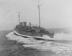 USS Burns (DD-171) on sea trials, Santa Barbara channel, 25 July 1919 