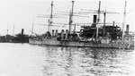 USS Caldwell refueling, 27 February 1918 