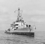 USS Charles Ausburne (DD-570) new completed, late 1942 