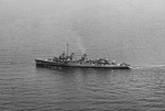 USS Charles J Badger (DD-657) at Sea, 14 August 1943 