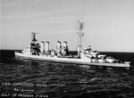 USS Concord (CL-10) in Gulf of Panama, 1944 