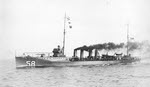USS Conyngham (DD-58) at Sea, 1916 