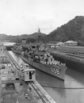 USS Dashiell (DD-659) and USS Gatling (DD-671), Panama Canal, 1954 