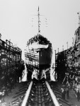 USS Douglas H Fox (DD-779) being launched, 1944 