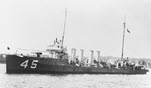 USS Downes (DD-45), 1919 