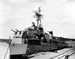Temporary Bow on USS Ernest G Small (DD-838), 1951 