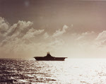 USS Essex (CV-9) in South Pacific, 1943 