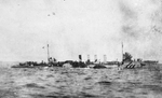 USS Fanning (DD-37) with U-58, 17 November 1917 