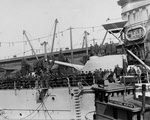 USS Frederick (ACR-8) at Hoboken, 1919 
