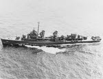 USS Fullam (DD-474) seen from ZP-14, 1943 