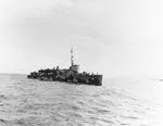 USS George E Badger (APD-33), Leyte Gulf, 18 November 1944 