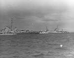 USS Glennon (DD-620) with stern damage, Normandy, 8 June 1944 