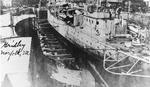 USS Gridley (DD-92) in Dry Dock, 1919 