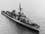 USS Gurke (DD-783) off San Francisco, 1958