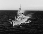 USS Halsey Powell (DD-686) at sea, 1963 