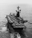 USS Hancock (CV-19) in South China Sea, 1966 
